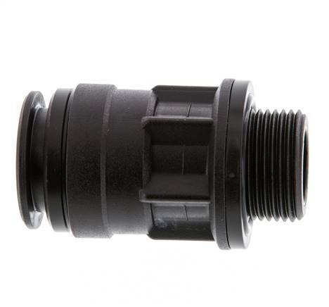 22mm x G3/4'' POM Insteekfitting Buitendraad NBR