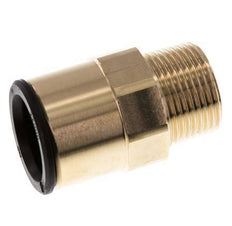 22mm x R3/4'' Messing/POM Insteekfitting Buitendraad NBR