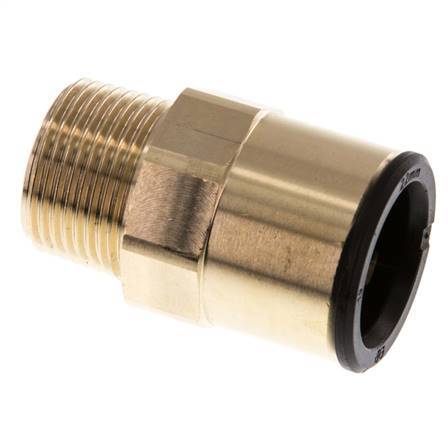 22mm x R3/4'' Messing/POM Insteekfitting Buitendraad NBR