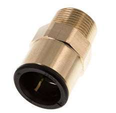 22mm x R3/4'' Messing/POM Insteekfitting Buitendraad NBR