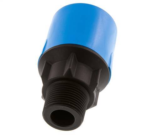 32mm x R1'' POM/PA Insteekfitting Buitendraad NBR