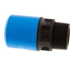 32mm x R1 1/2'' PA/POM Insteekfitting Buitendraad NBR