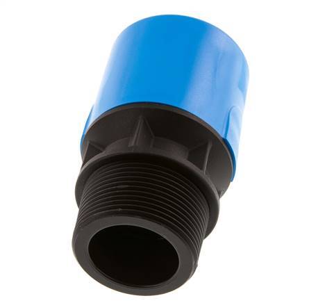 32mm x R1 1/2'' PA/POM Insteekfitting Buitendraad NBR