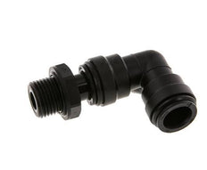 15mm x G1/2'' 90 graden L-verbinding POM Insteekfitting Buitendraad Draaibaar NBR