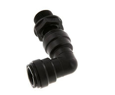 15mm x G1/2'' 90 graden L-verbinding POM Insteekfitting Buitendraad Draaibaar NBR