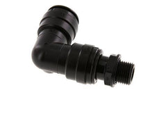 22mm x G1/2'' 90 graden L-verbinding POM Insteekfitting Buitendraad Draaibaar NBR