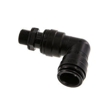 22mm x G1/2'' 90 graden L-verbinding POM Insteekfitting Buitendraad Draaibaar NBR