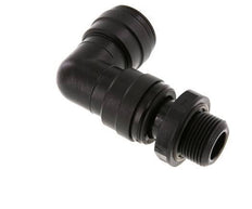 22mm x G3/4'' 90 graden L-verbinding POM Insteekfitting Buitendraad Draaibaar NBR