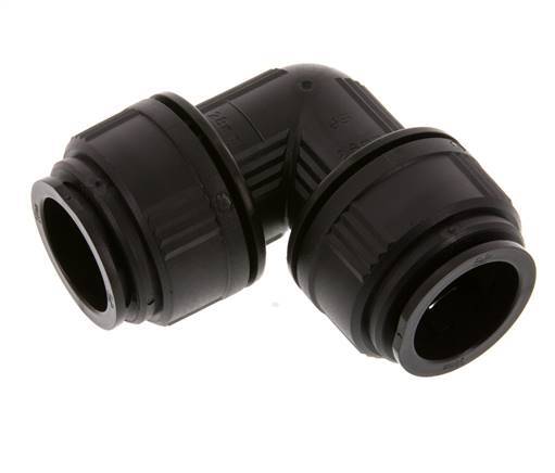 28mm 90 graden L-verbinding POM Insteekfitting NBR