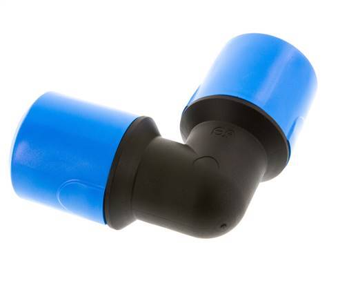 32mm 90 graden L-verbinding POM Insteekfitting NBR