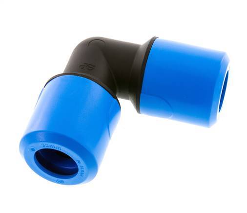 32mm 90 graden L-verbinding POM Insteekfitting NBR