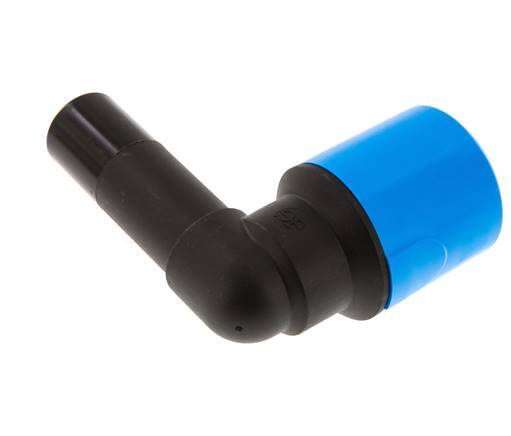 32mm 90 graden L-verbinding PA/POM Insteekfitting Plug NBR