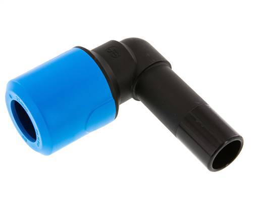 32mm 90 graden L-verbinding PA/POM Insteekfitting Plug NBR
