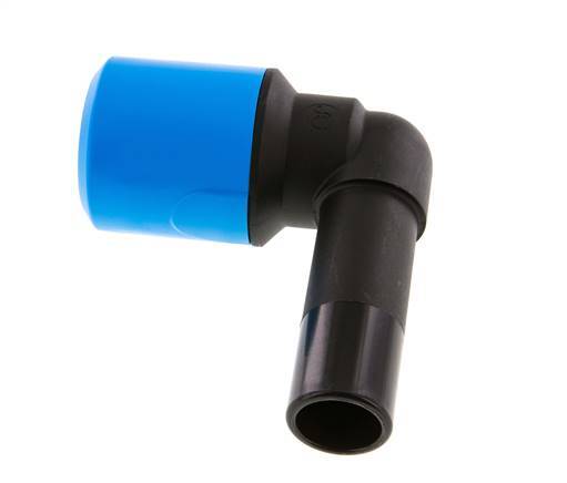 32mm 90 graden L-verbinding PA/POM Insteekfitting Plug NBR