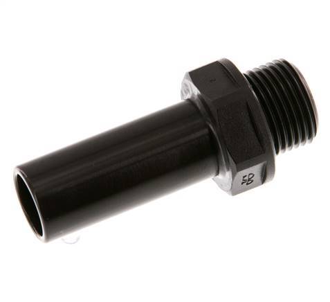 15mm x G3/8'' insteekfitting POM Buitendraad NBR [2 Stuks]