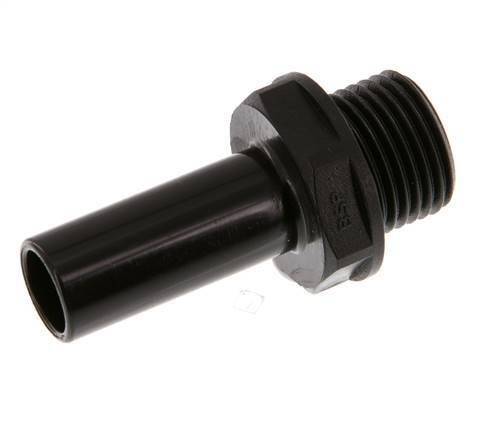 15mm x G1/2'' insteekfitting POM Buitendraad NBR [2 Stuks]