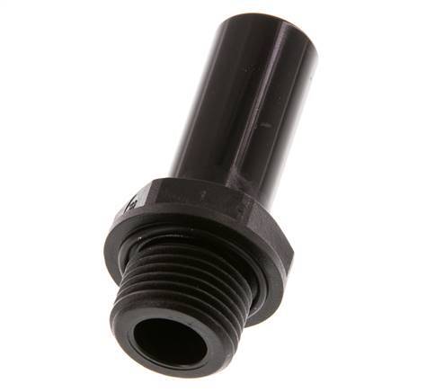 18mm x G1/2'' insteekfitting POM Buitendraad NBR [2 Stuks]