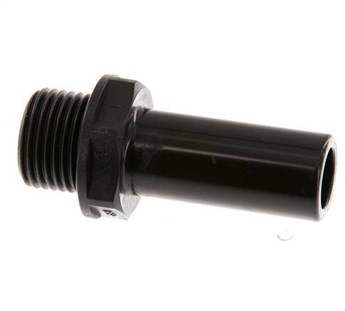 18mm x G1/2'' insteekfitting POM Buitendraad NBR [2 Stuks]