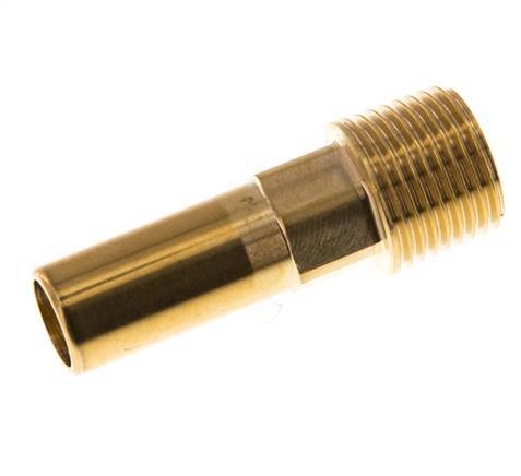 15mm x R1/2'' insteekfitting Messing Buitendraad