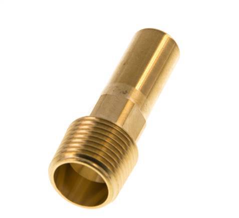 15mm x R1/2'' insteekfitting Messing Buitendraad