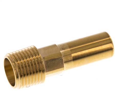 15mm x R1/2'' insteekfitting Messing Buitendraad