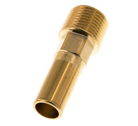 15mm x R1/2'' insteekfitting Messing Buitendraad