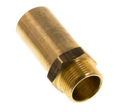 28mm x G3/4'' insteekfitting Messing Buitendraad