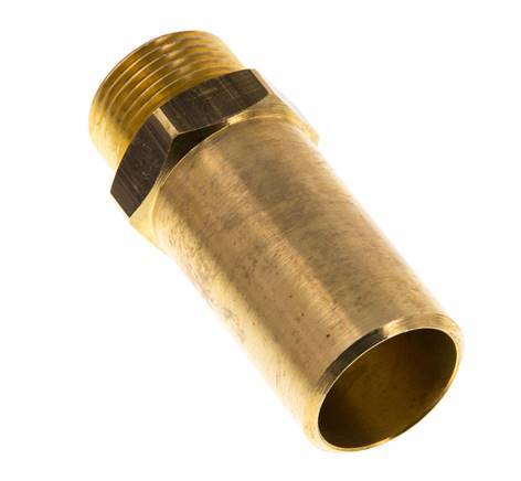 28mm x G3/4'' insteekfitting Messing Buitendraad