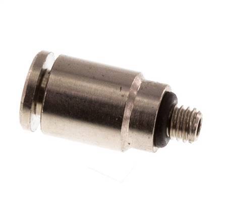 3mm x M 3 Messing Insteekfitting Buitendraad NBR [2 Stuks]