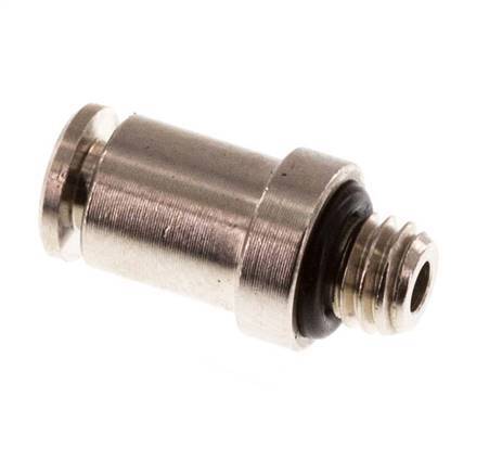 3mm x M 5 Messing Insteekfitting Buitendraad NBR [2 Stuks]