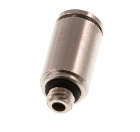 4mm x M 5 Messing Insteekfitting buitendraad NBR [5 Stuks]