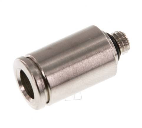 6mm x M 5 Messing Insteekfitting buitendraad NBR [5 Stuks]