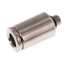6mm x M 5 Messing Insteekfitting buitendraad NBR [5 Stuks]
