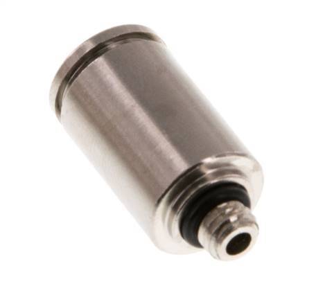 6mm x M 5 Messing Insteekfitting buitendraad NBR [5 Stuks]