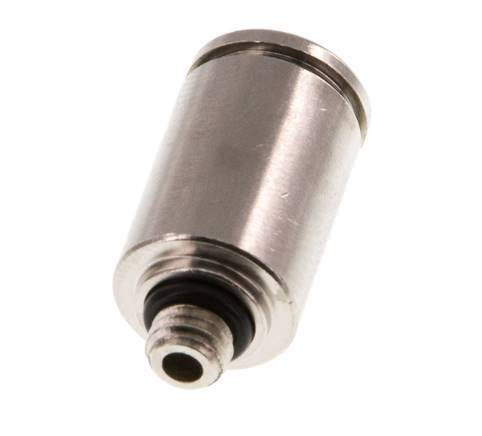 6mm x M 5 Messing Insteekfitting buitendraad NBR [5 Stuks]