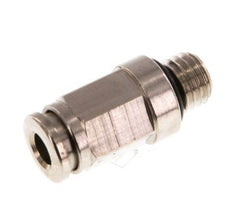 4mm x M 7 Messing Insteekfitting buitendraad NBR [5 Stuks]