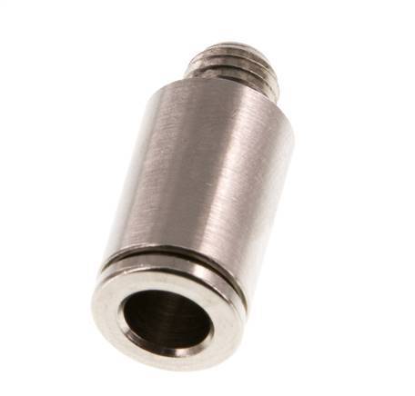 6mm x M 7 Messing Insteekfitting buitendraad NBR [5 Stuks]