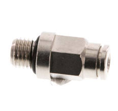4mm x M 8 x 1 Messing Insteekfitting Buitendraad NBR [2 Stuks]