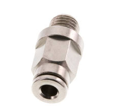 4mm x M 8 x 1 Messing Insteekfitting Buitendraad NBR [2 Stuks]
