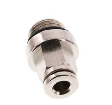 4mm x M 10 x 1 Messing Insteekfitting Buitendraad NBR [2 Stuks]
