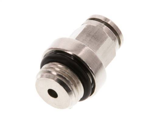 4mm x M 10 x 1 Messing Insteekfitting Buitendraad NBR [2 Stuks]