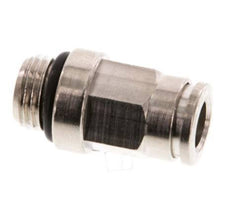 6mm x M 10 x 1 Messing Insteekfitting Buitendraad NBR [2 Stuks]
