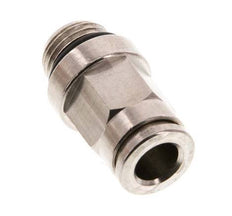 6mm x M 10 x 1 Messing Insteekfitting Buitendraad NBR [2 Stuks]
