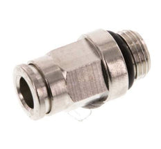 6mm x M 10 x 1 Messing Insteekfitting Buitendraad NBR [2 Stuks]