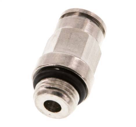 6mm x M 10 x 1 Messing Insteekfitting Buitendraad NBR [2 Stuks]