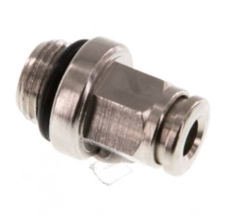 4mm x G1/8'' Messing Insteekfitting buitendraad NBR [5 Stuks]