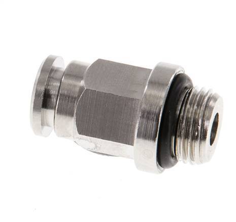 5mm x G1/8'' Push-in Fitting with Male Threads Brass NBR [2 Pieces]