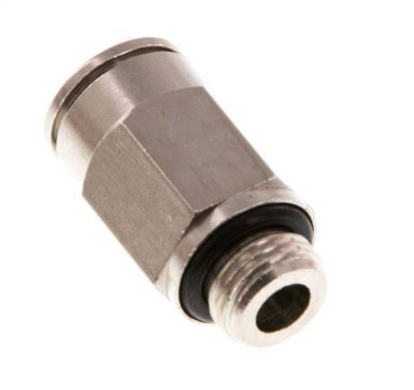 8mm x G1/8'' Messing Insteekfitting buitendraad NBR [5 Stuks]