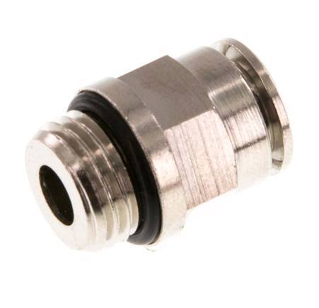 8mm x G1/4'' Messing Insteekfitting Buitendraad NBR [2 Stuks]