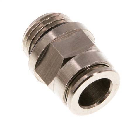 8mm x G1/4'' Messing Insteekfitting Buitendraad NBR [2 Stuks]